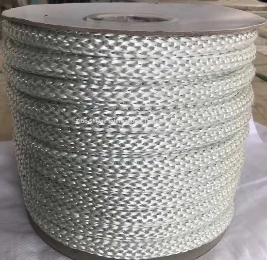 High Quality Dust Free Rock Wool Fiberglass Twisted Rope 
