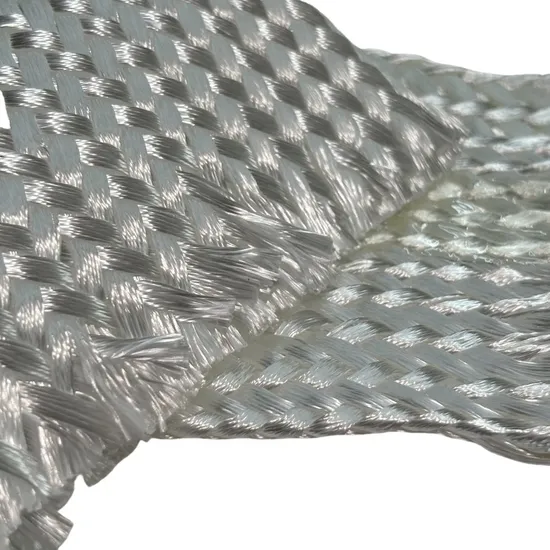 High Silica Fiberglass Sleeve High Temperature Burn Resistant Material Fiberglass Yarn Products 