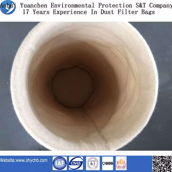 550GSM Aramid Needle Felt Nomex Filter Bag for Cement Plant