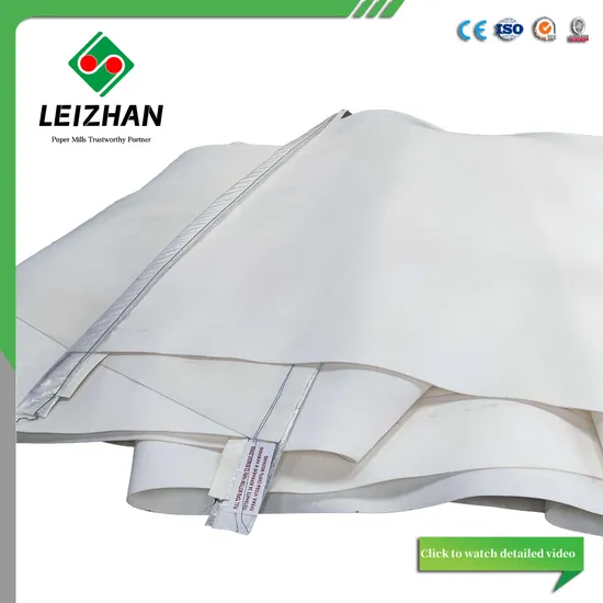 OEM Writing Printing Paper Making Machine Nylon Felt Wool Press Felt 