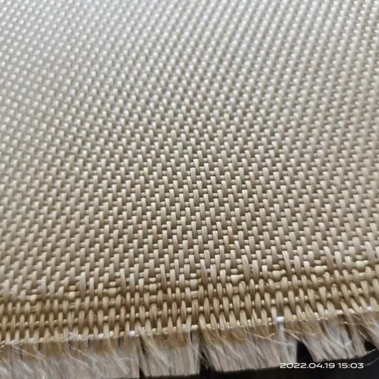 High Silica Fiberglass Fabric 630g 0.7mm Golden Brown Vermiculite Coated 8h Satin Weave (Industrial Grade) 