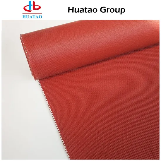 Fiberglass Fabric Silicone Coated Fireproof Cloth 