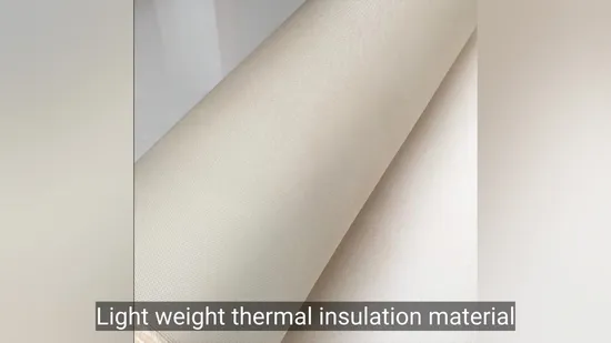 High Silica Flame Retardant Aluminum Foil Fiberglass Fabric 
