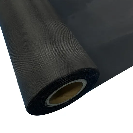 Two Sides Silicone Coated Fiberglass Black Fiberglass Cloth 