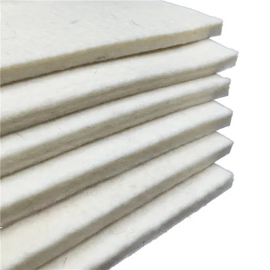 Factory Custom 3mm 6mm 10mm Thick 100% Wool Fabric Industry Felt Wool White Felt for Seal Fire Retardant 