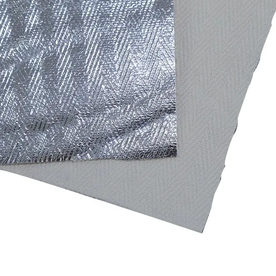 Heat Resistant Silicone Coated Glass Fiber Fabric Fiberglass Cloth for Boat Aluminum Foil Woven Fabric 
